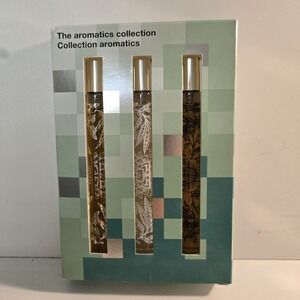 NEW Clinique Set Of 3 Cologne Rollerballs 0.34 Fl Oz Ea Elixir - White - Black